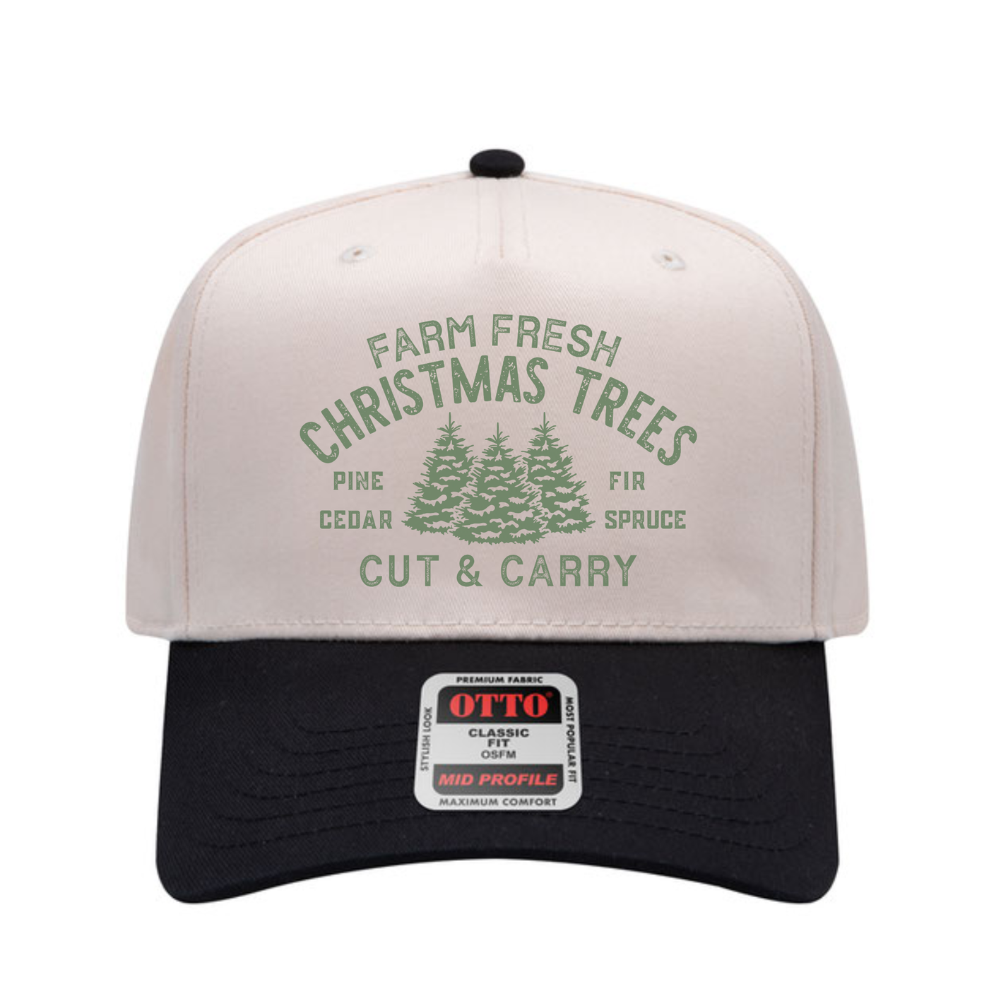 Farm Fresh Christmas Trees Hat – Cut & Carry Holiday Trucker Hat