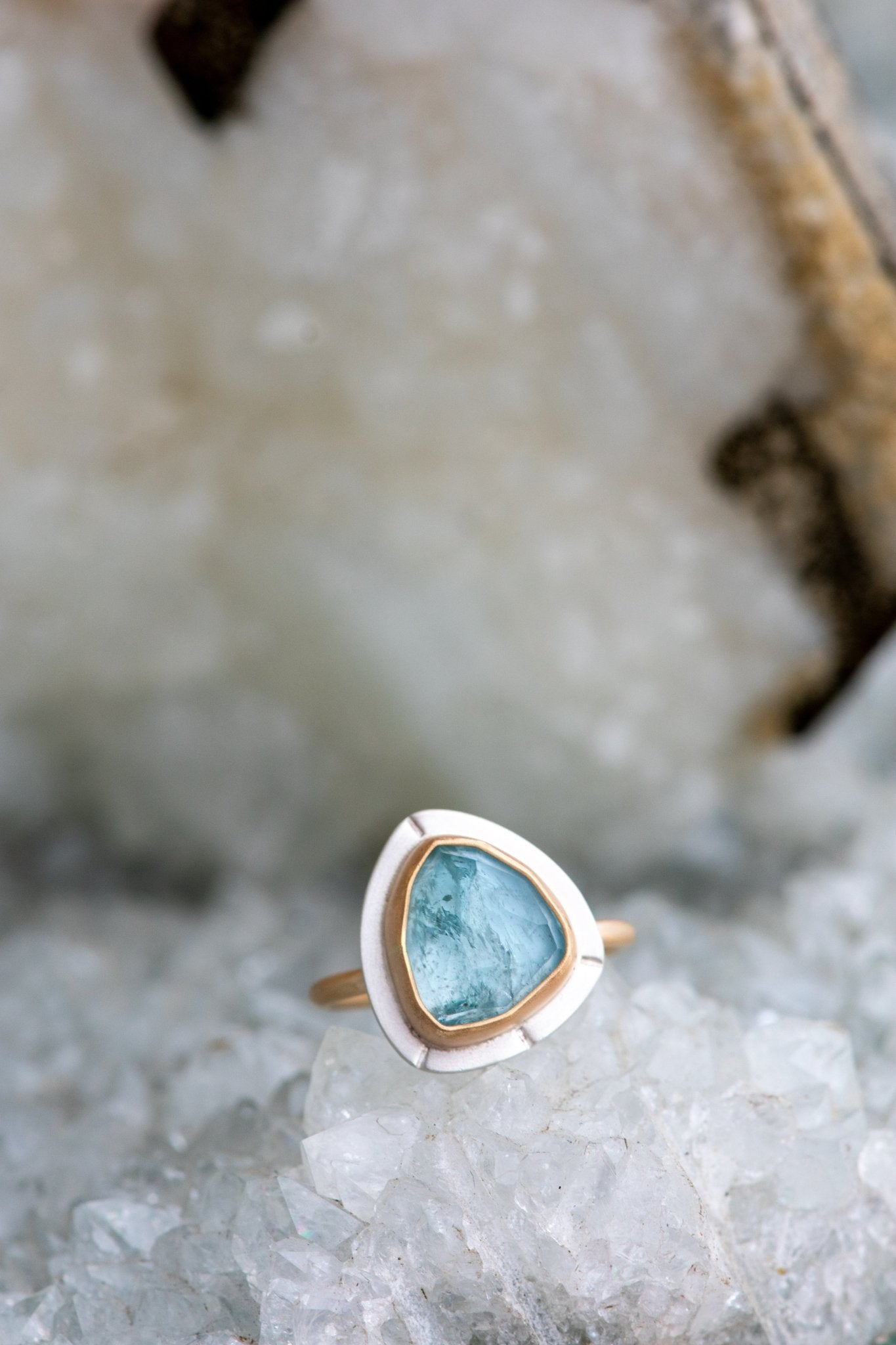 BONNIE BLUE AQUAMARINE RING