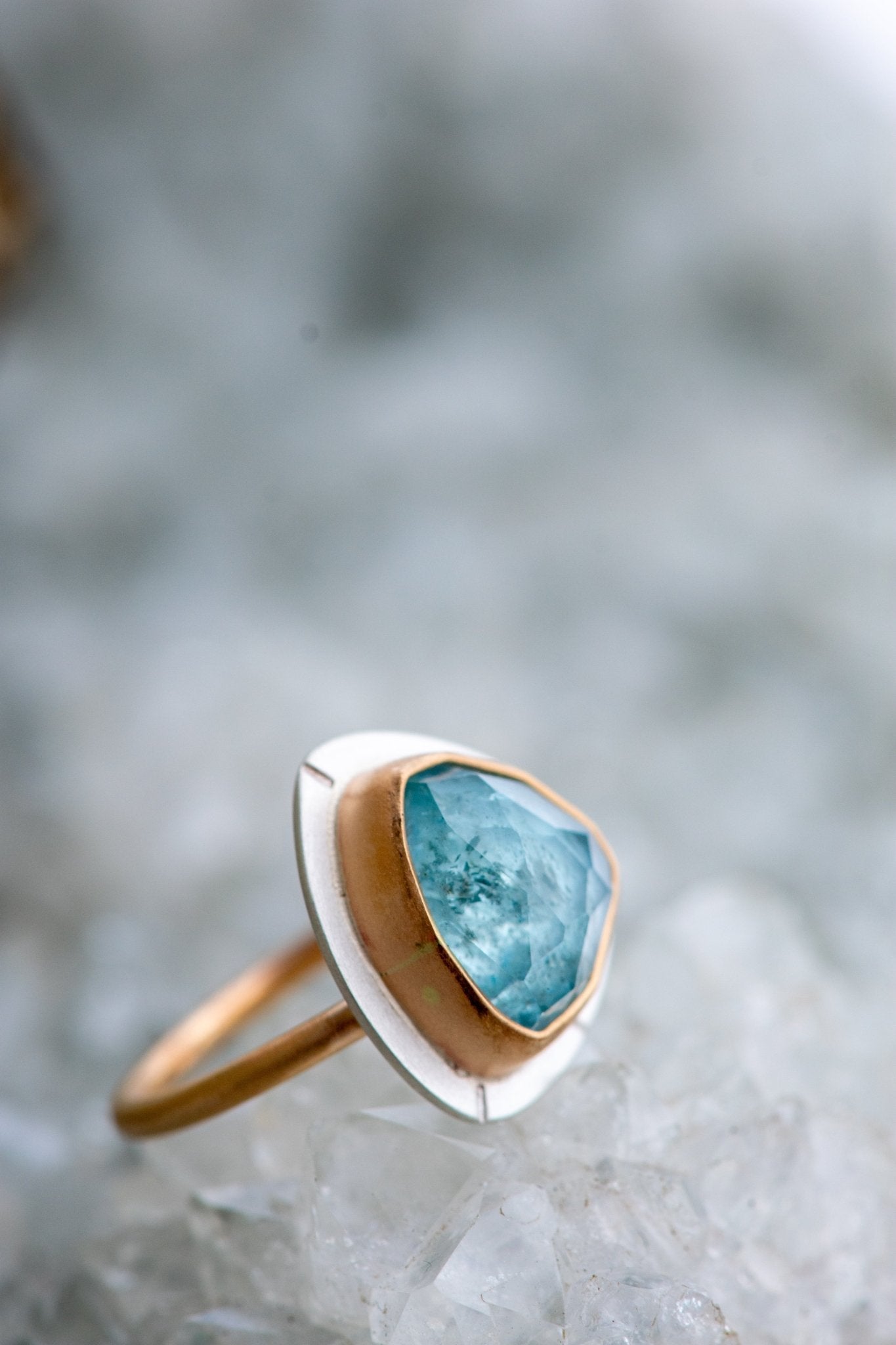 BONNIE BLUE AQUAMARINE RING