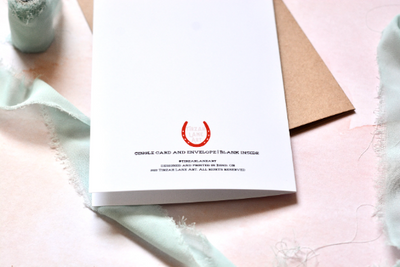 Western Cowboy Boot Blank Card Set