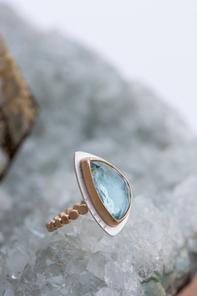 BRIGHTER AQUAMARINE RING