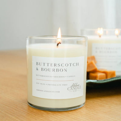 Butterscotch and Bourbon Soy Tumbler Candle