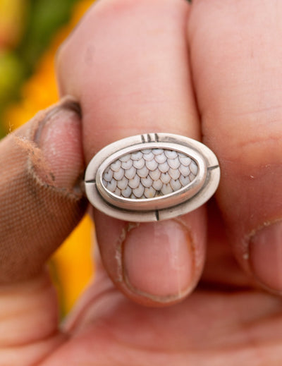 BYGONE ERA FISH FOSSIL RING