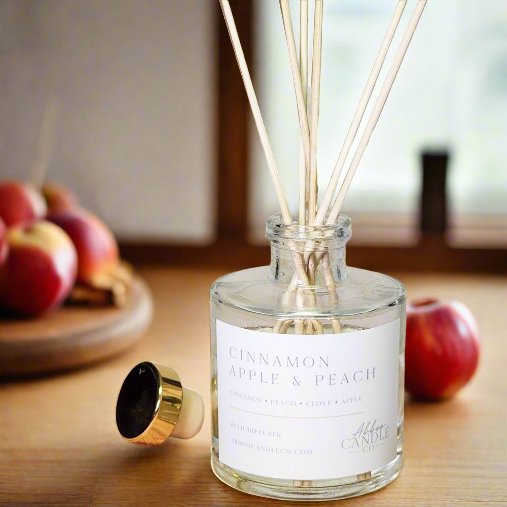 Cinnamon Apple and Peach Reed Diffuser