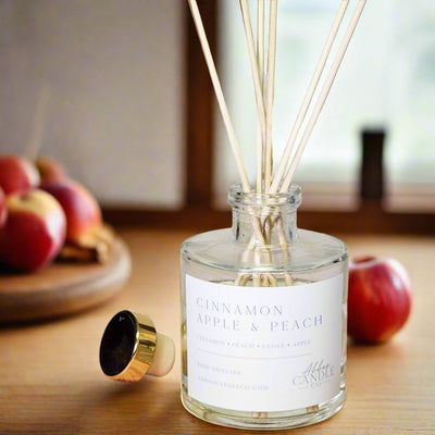 Cinnamon Apple and Peach Reed Diffuser