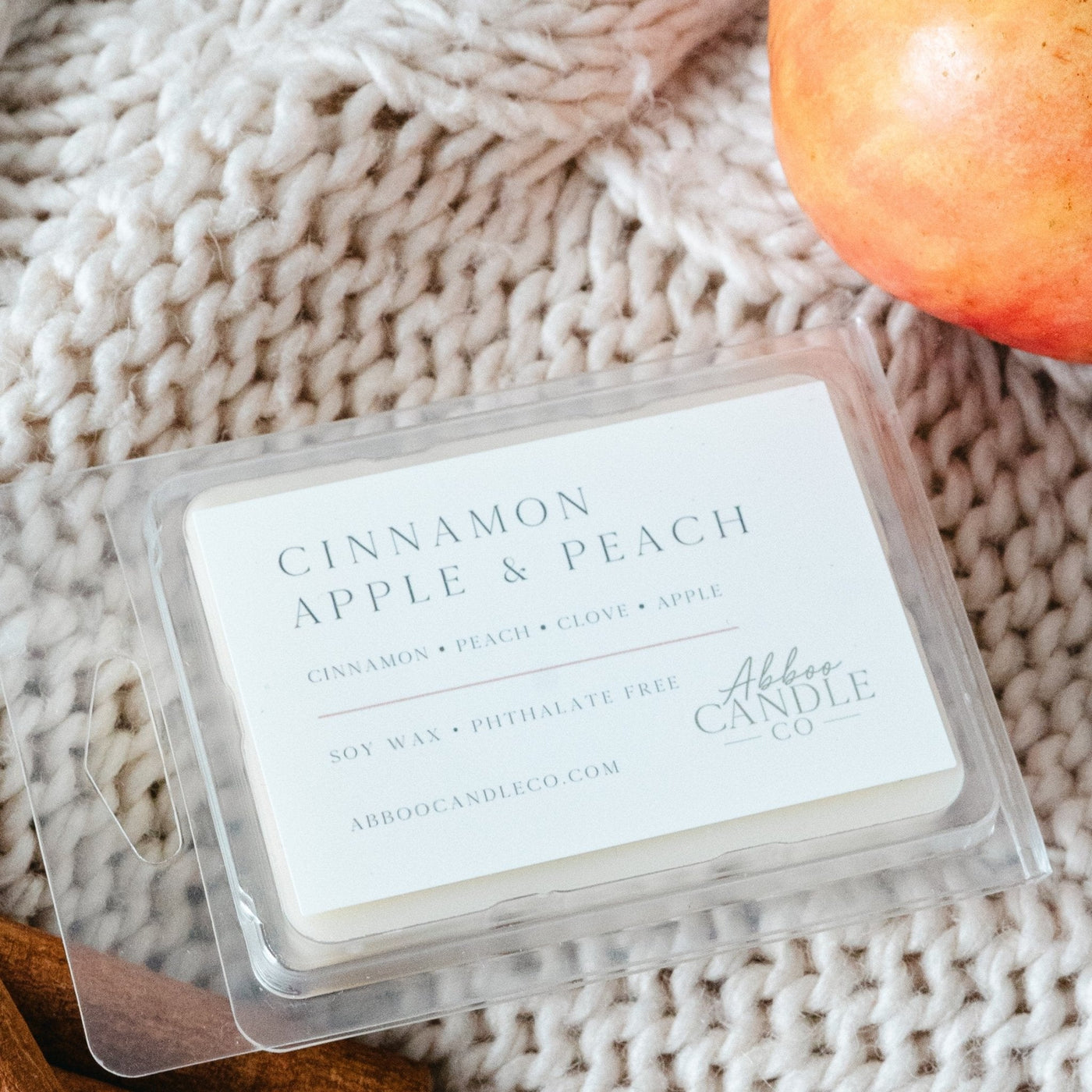 Cinnamon Apple and Peach Soy Wax Melts