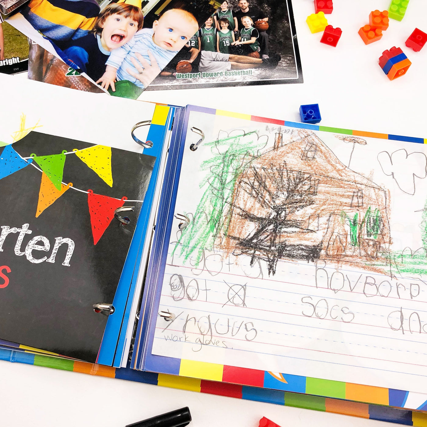 Class Keeper® School Days Memory Book + BONUS App Membership + BONUS Earn & Learn® Chore Chart Pad | (2) Styles