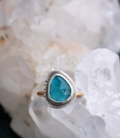 COLOR SHIFTER AQUAMARINE RING