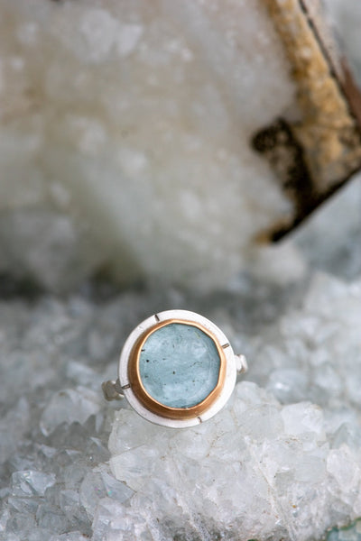 COMPLETE AQUAMARINE RING