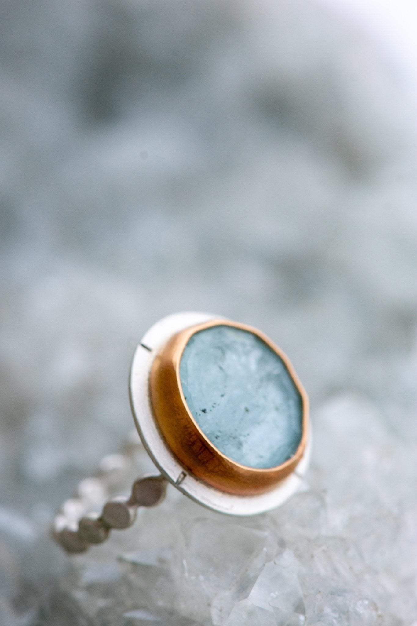 COMPLETE AQUAMARINE RING