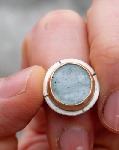 COMPLETE AQUAMARINE RING