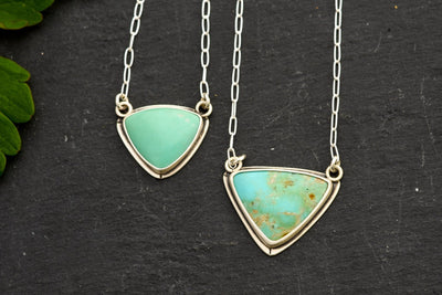 COUSIN TURQUOISE + VARISCITE NECKLACES