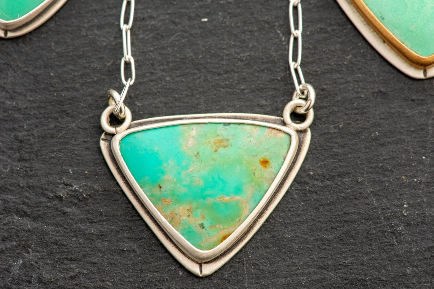 COUSIN TURQUOISE + VARISCITE NECKLACES