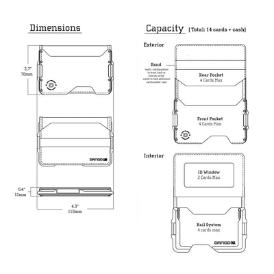 D03 DAPPER™ BIFOLD WALLET