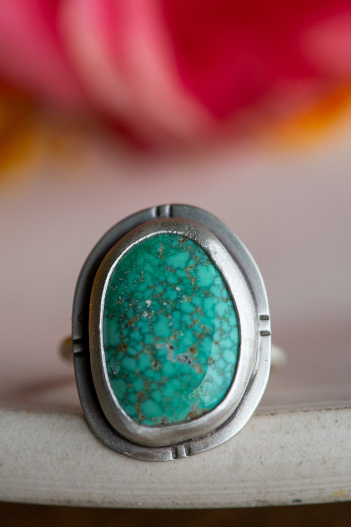 DANCING PEOPLE TURQUOISE RING