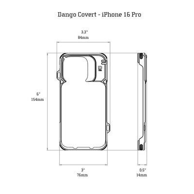 DANGO COVERT CASE FOR IPHONE 16 PRO