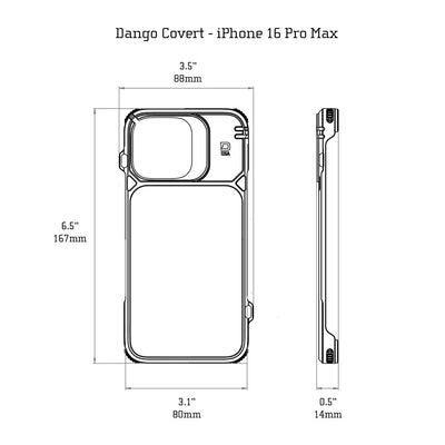 DANGO COVERT CASE FOR IPHONE 16 PRO MAX