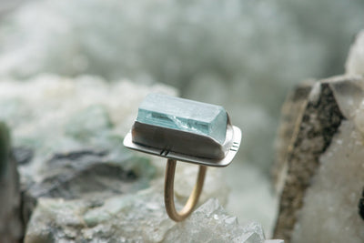 DELIGHTFUL AQUAMARINE RING