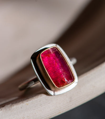 DOMINANCE RUBELLITE TOURMALINE RING