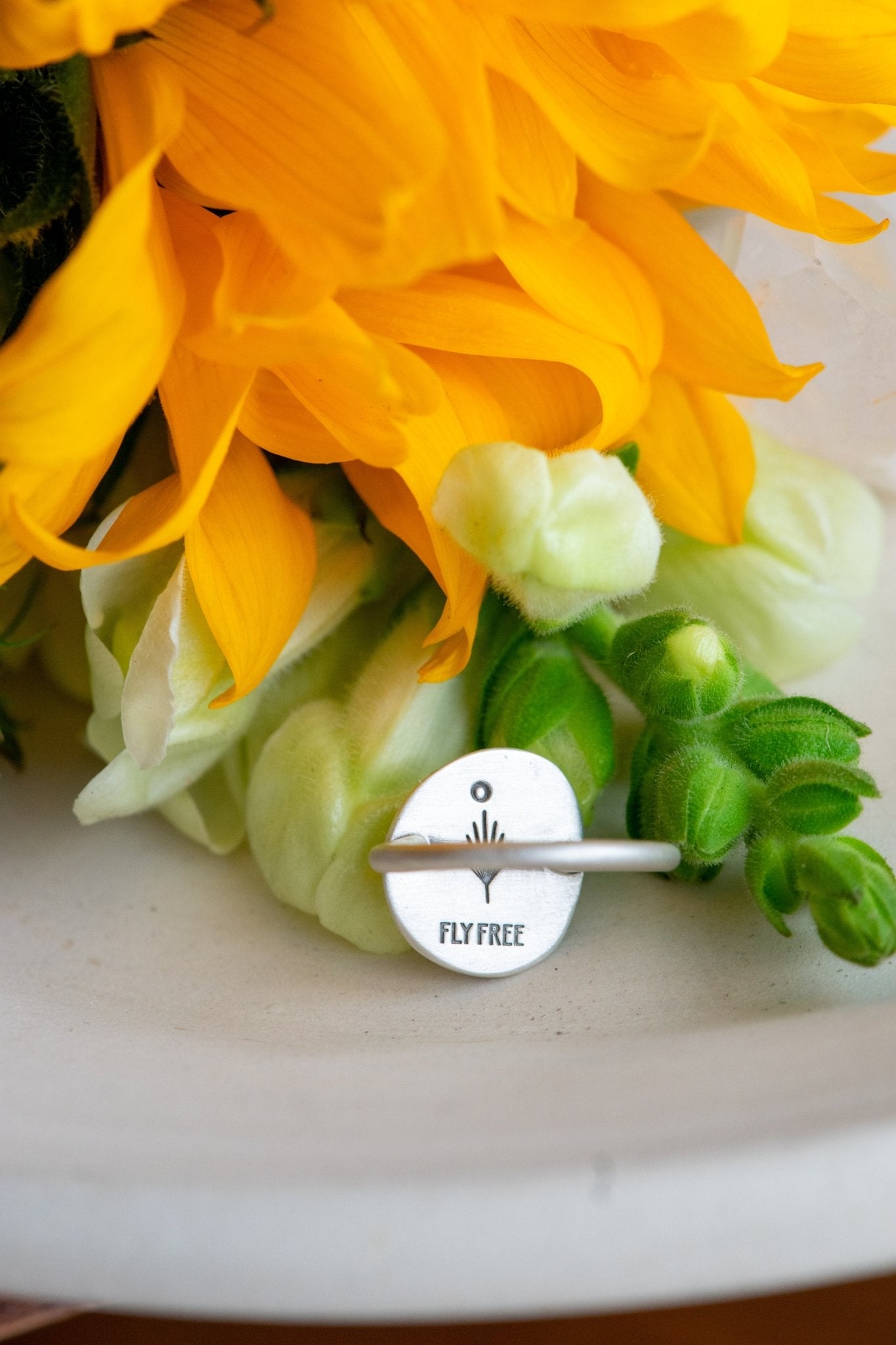 EGGED ON AQUAMARINE RING