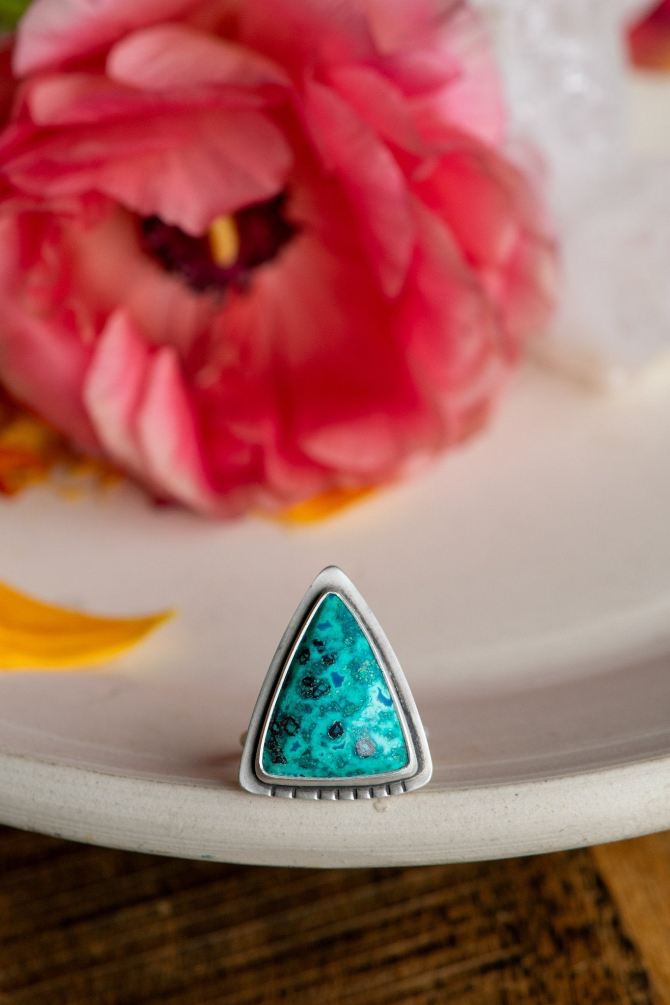 ELECTRIC FEEL CHRYSOCOLLA + STERLING RNG