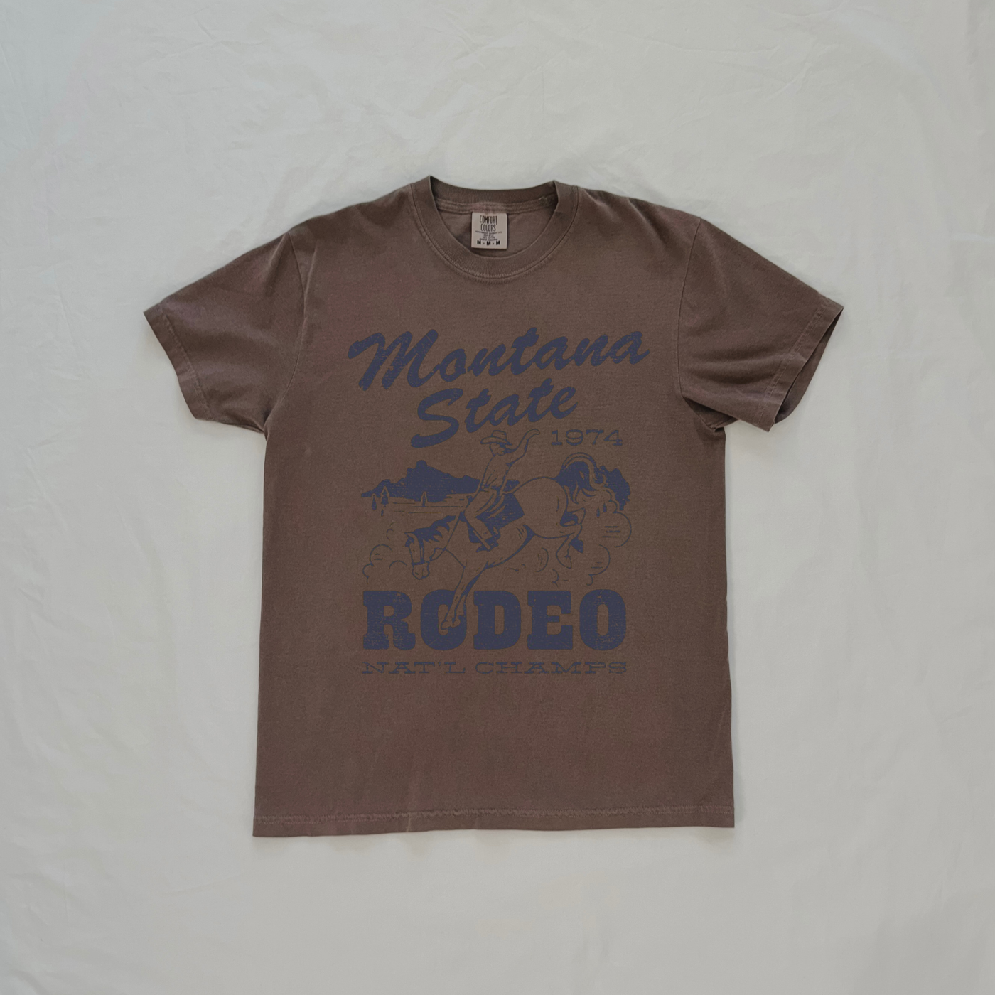 Montana State Rodeo Graphic Tee | Vintage Western Cowboy T-Shirt