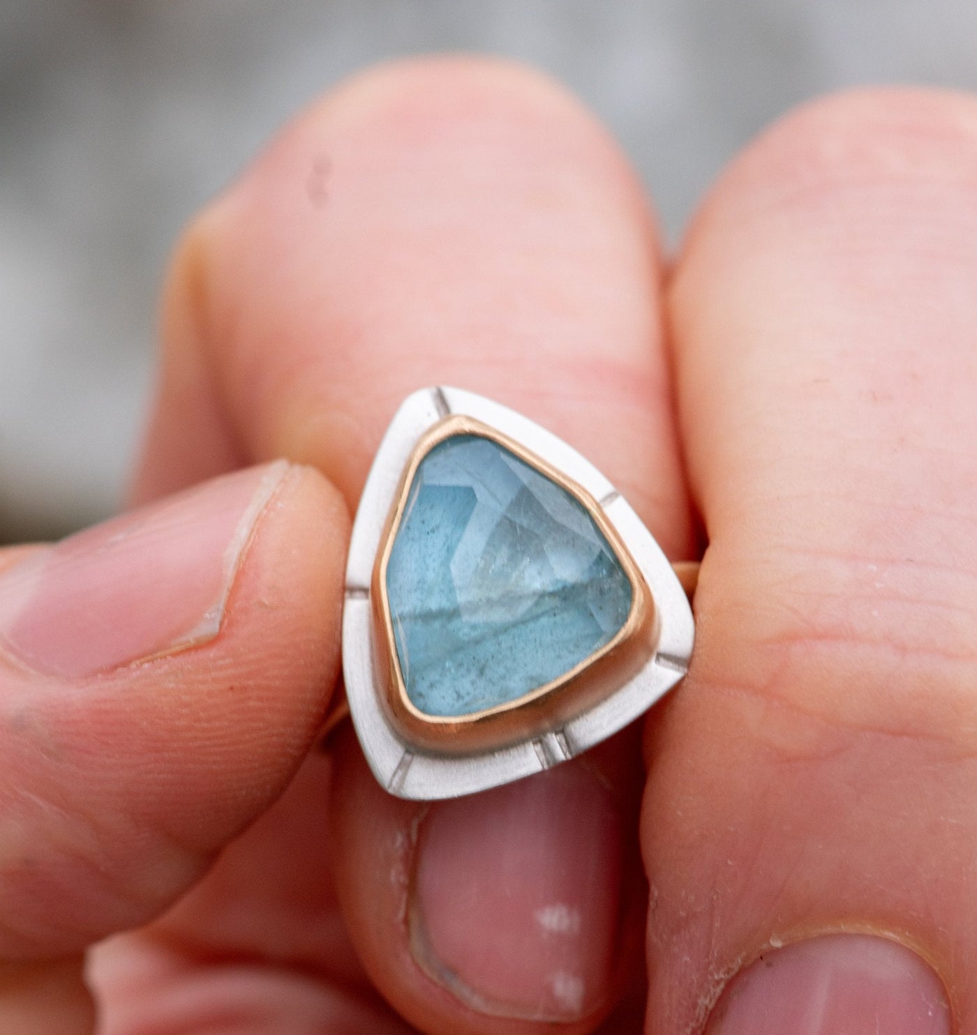 ETERNAL AQUAMARINE RING