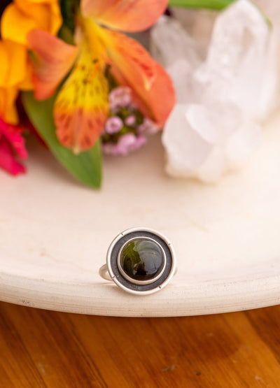 EVERGREEN TOURMALINE RING