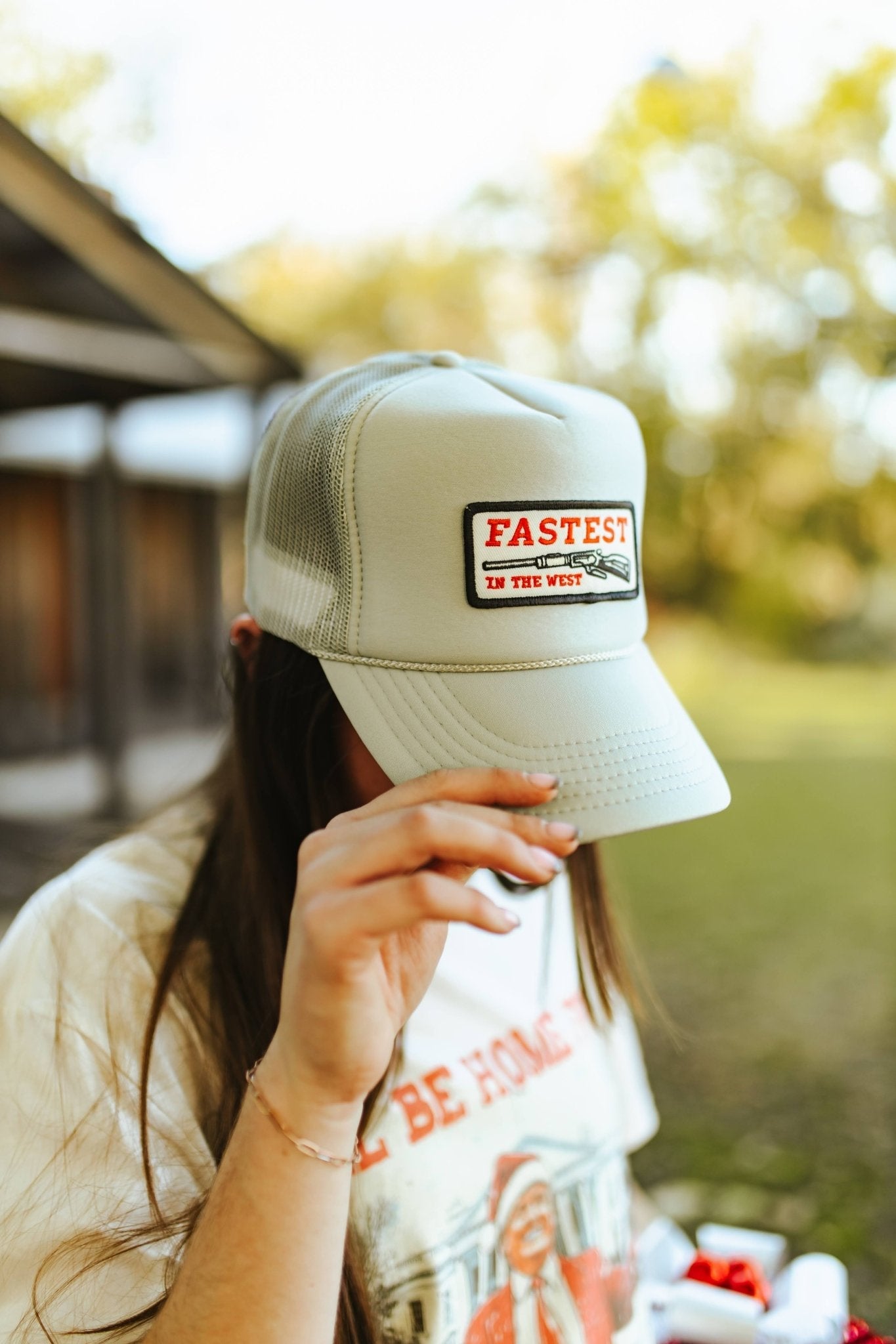 Fastest in the West Patch Trucker Hat