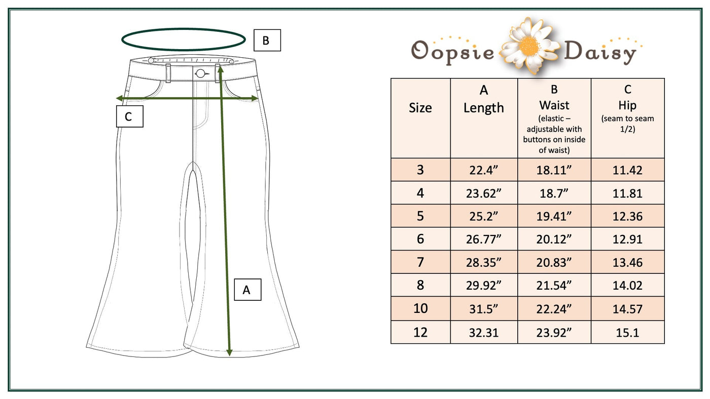 Faded Flare Denim Jean Pant