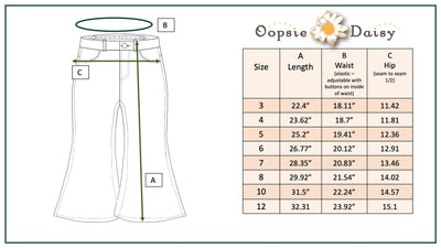 Faded Flare Denim Jean Pant