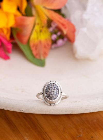 GONEBY FISH FOSSIL RING