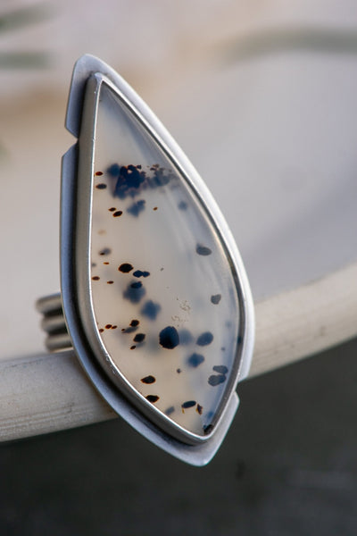 GOOD TROUBLE MONTANA AGATE RING