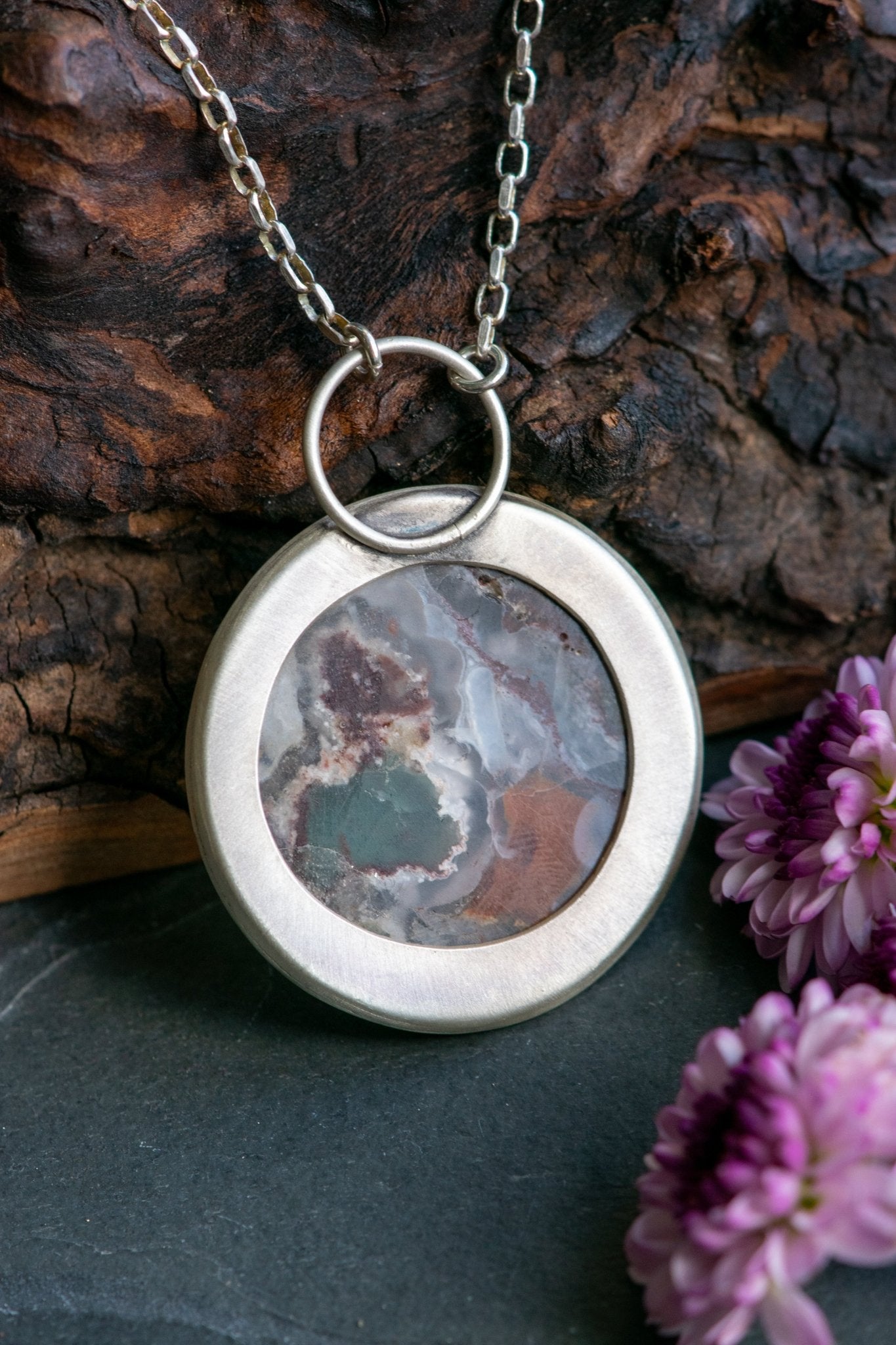 GRAND PRISMATIC AQUAPRASE NECKLACE