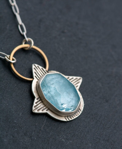GUARDIAN AQUAMARINE NECKLACE