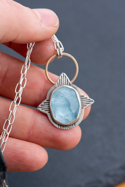 GUARDIAN AQUAMARINE NECKLACE