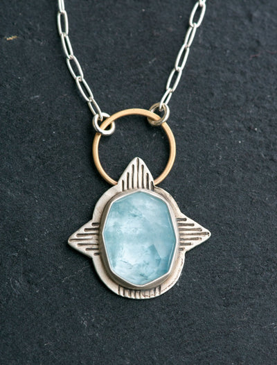 GUARDIAN AQUAMARINE NECKLACE