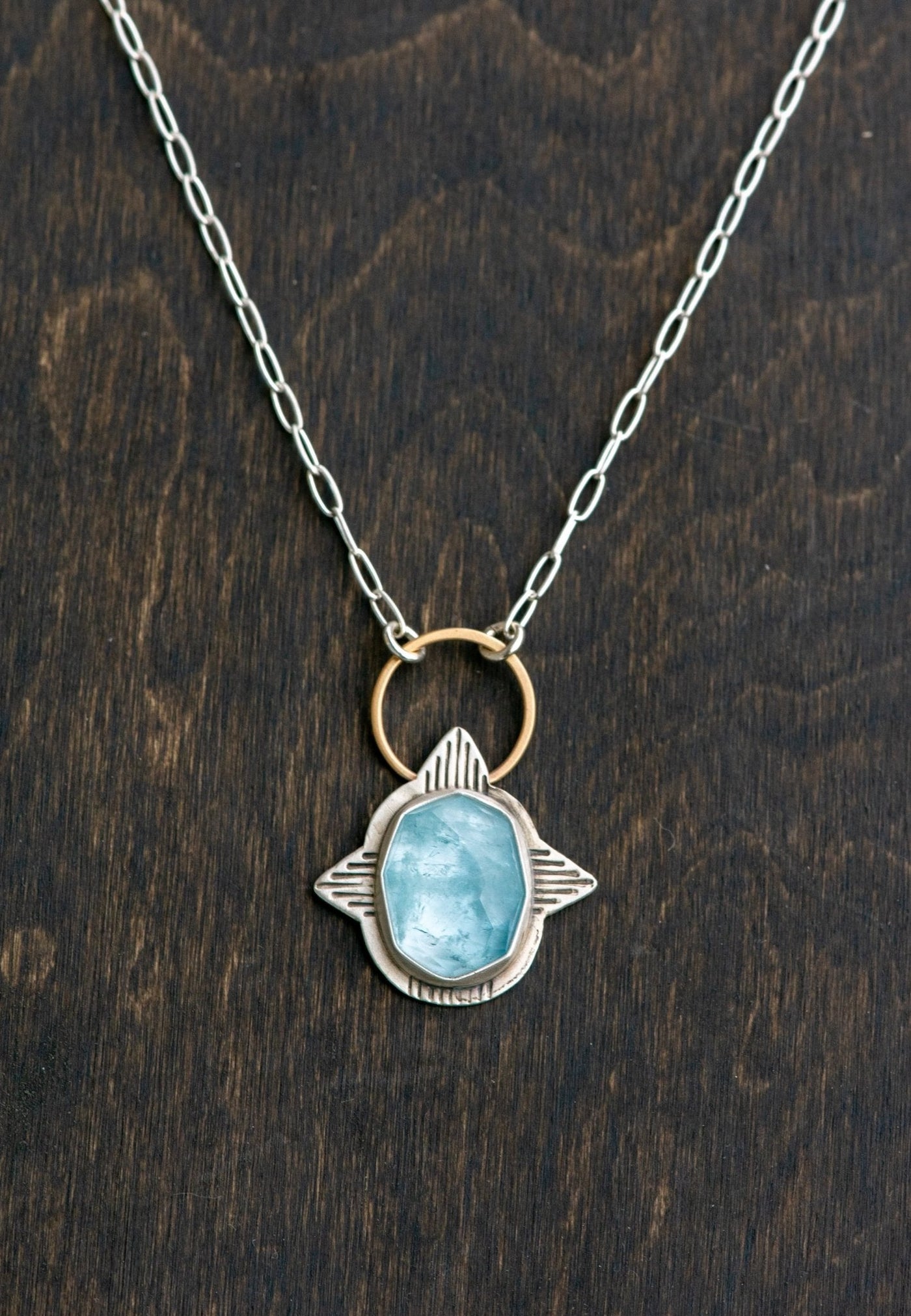 GUARDIAN AQUAMARINE NECKLACE