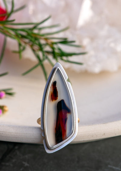HOWL MONTANA AGATE RING