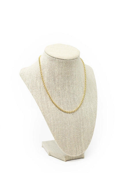 Gold Beaded Ball Chain