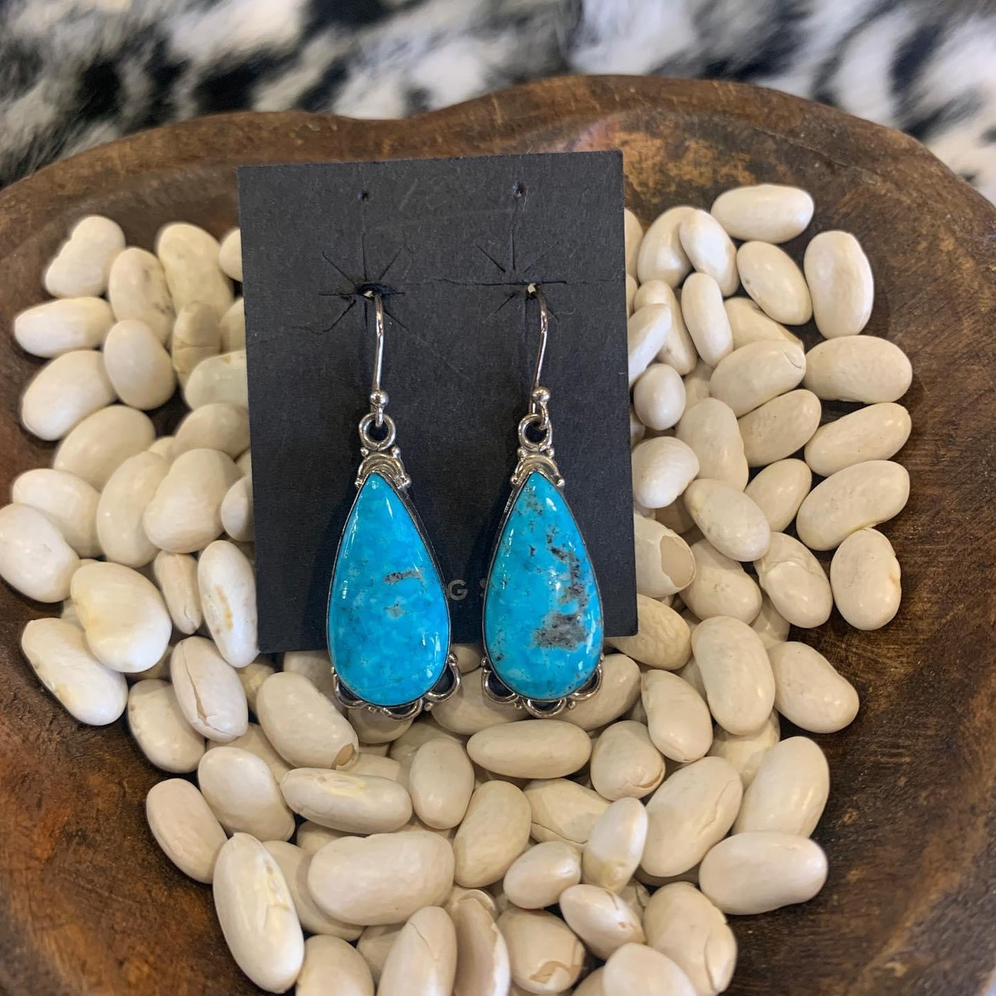 Turquoise Teardrop Dangles