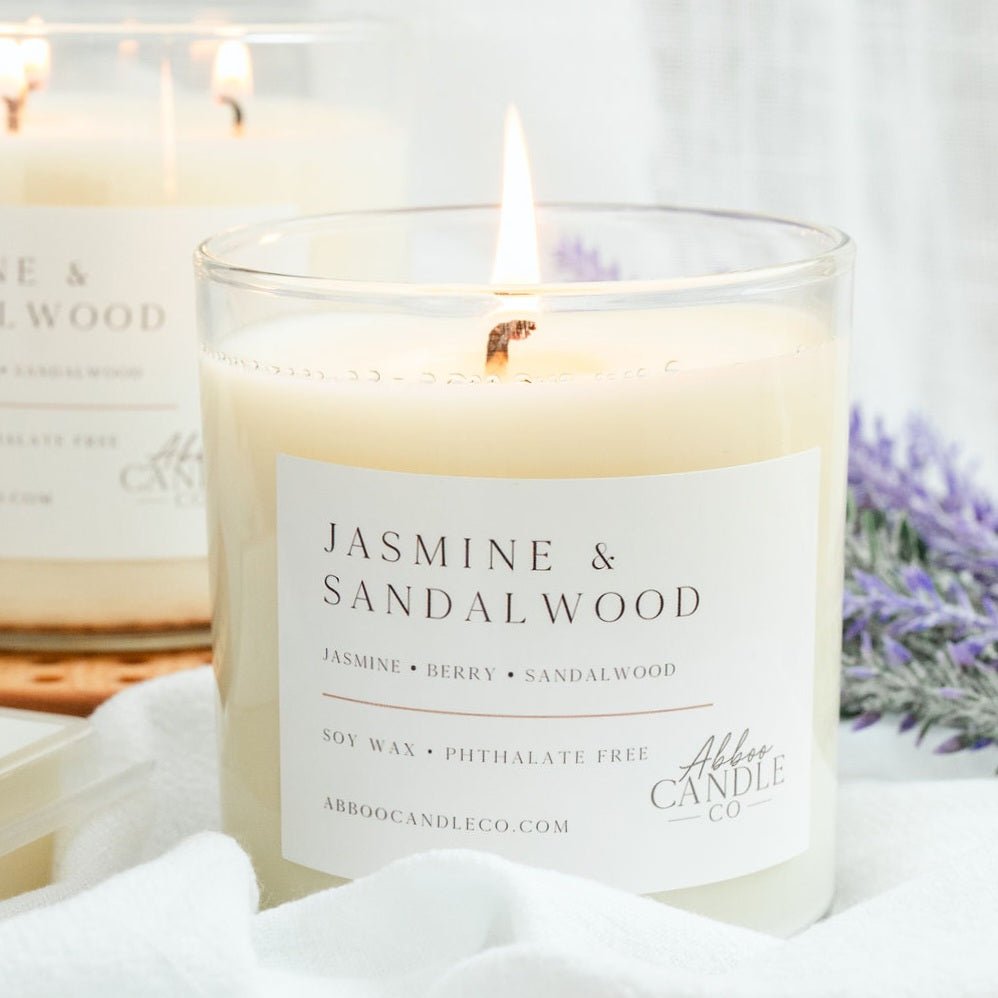 Jasmine and Sandalwood Soy Tumbler Candle