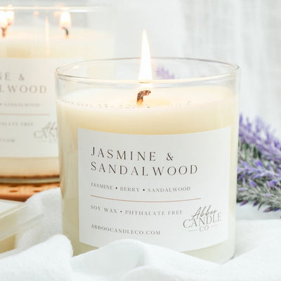 Jasmine and Sandalwood Soy Tumbler Candle