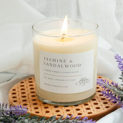 Jasmine and Sandalwood Soy Tumbler Candle