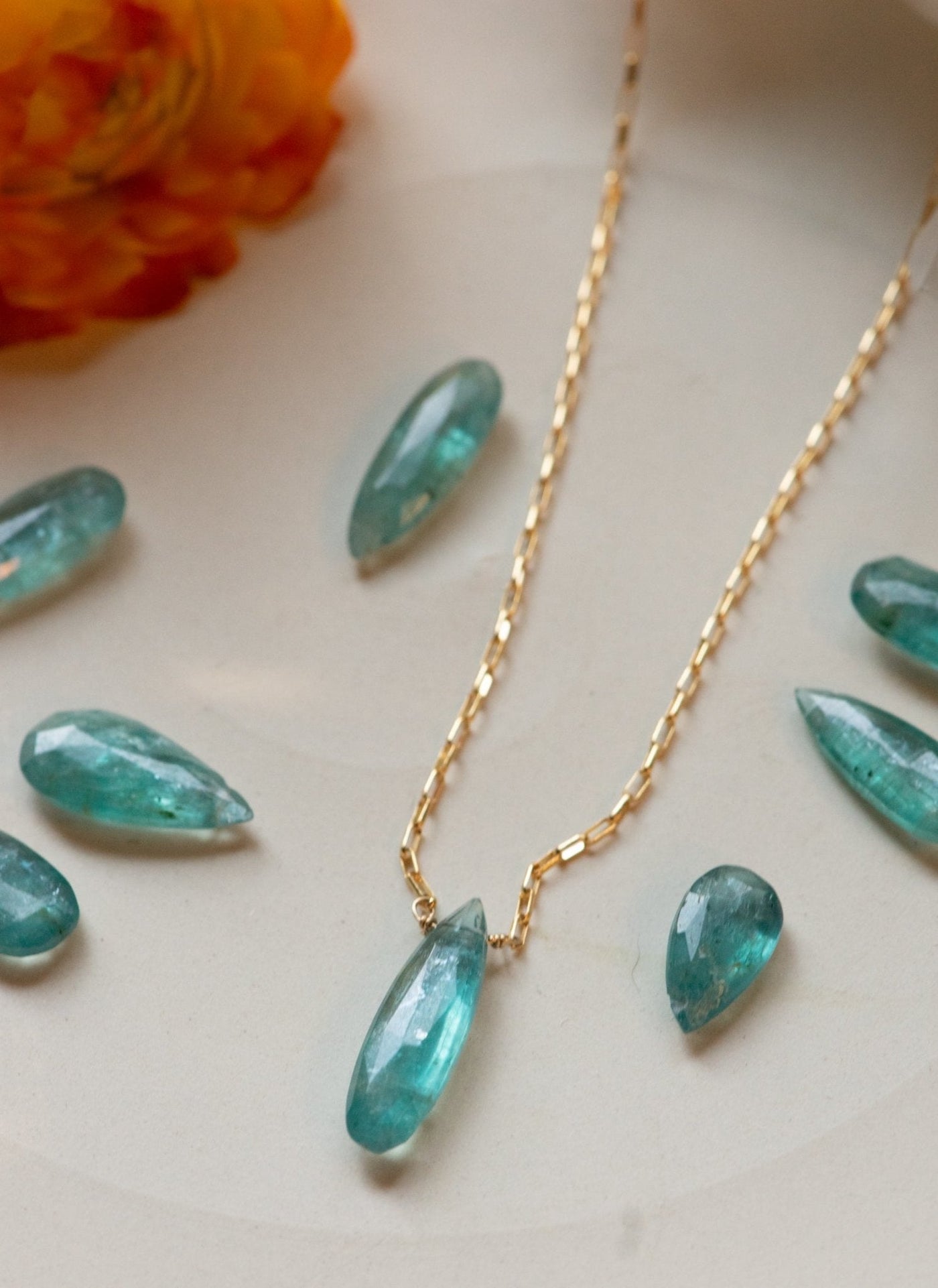 KYANITE RUMBLE NECKLACES