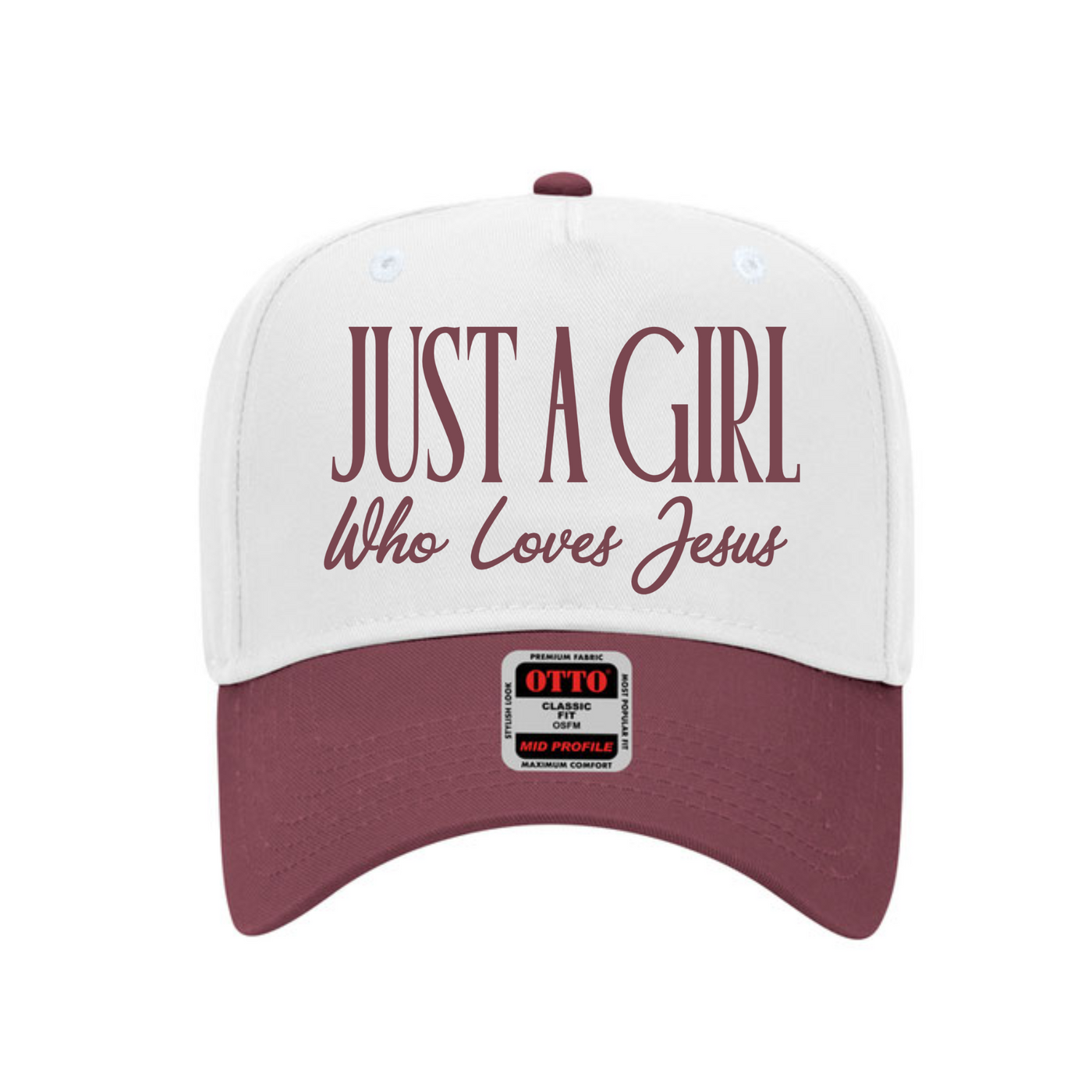 Just a Girl Who Loves Jesus Trucker Hat