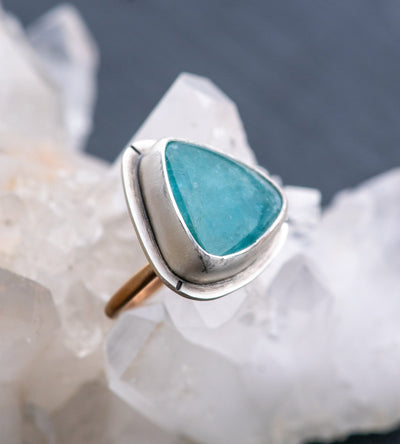 MOSAIC BLUE AQUAMARINE RING