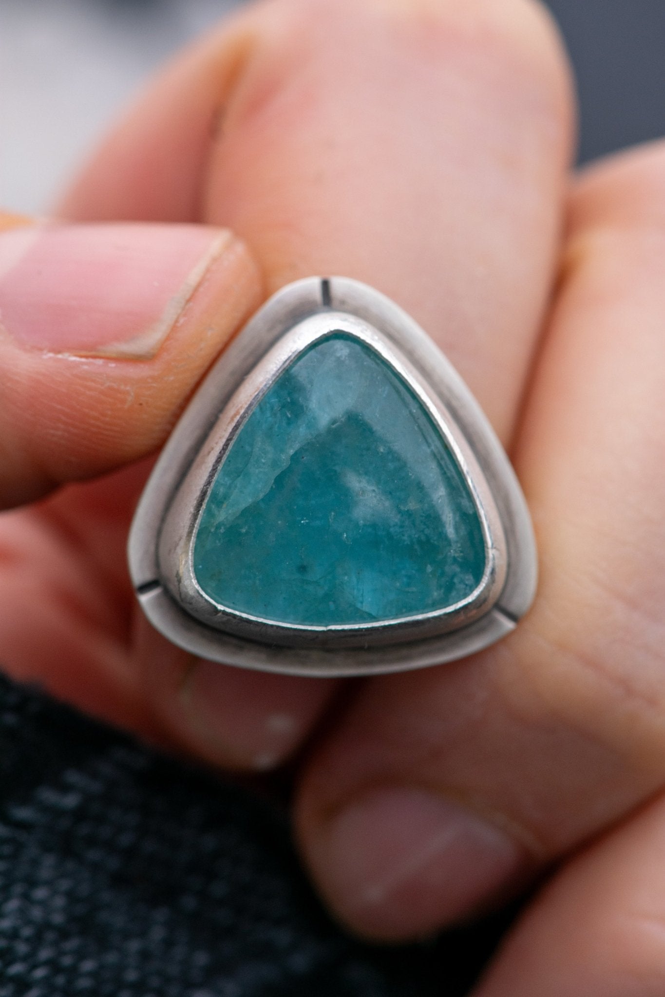 MOSAIC BLUE AQUAMARINE RING