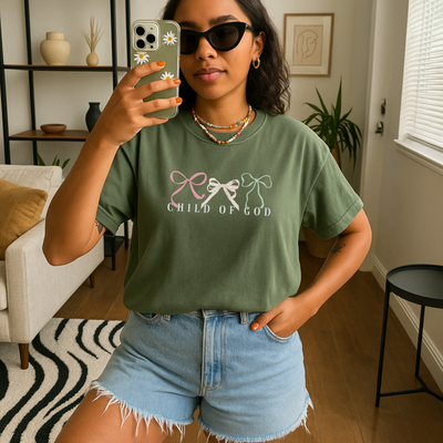 Child of God Bow Graphic Tee