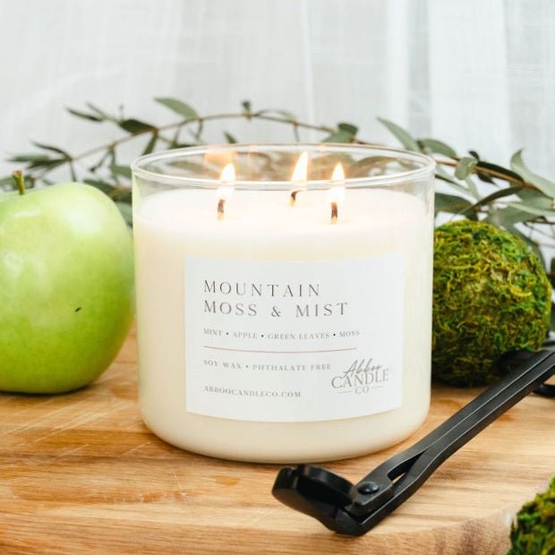 Mountain Moss and Mist 3-Wick Soy Candle